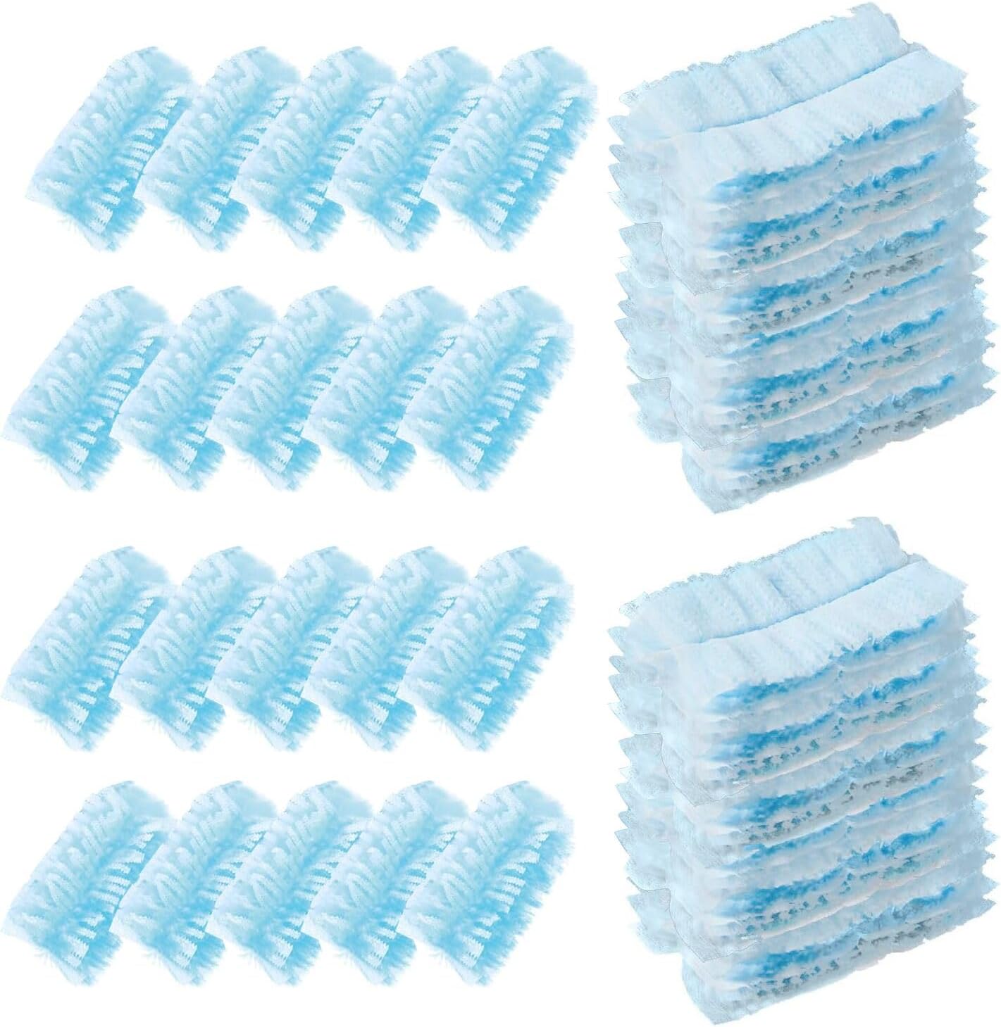 KMAKII Heavy Duty Duster Refills, Blue, Compatible with Universal Duster Handles for Multi-Surface Cleaning, 30 Pack