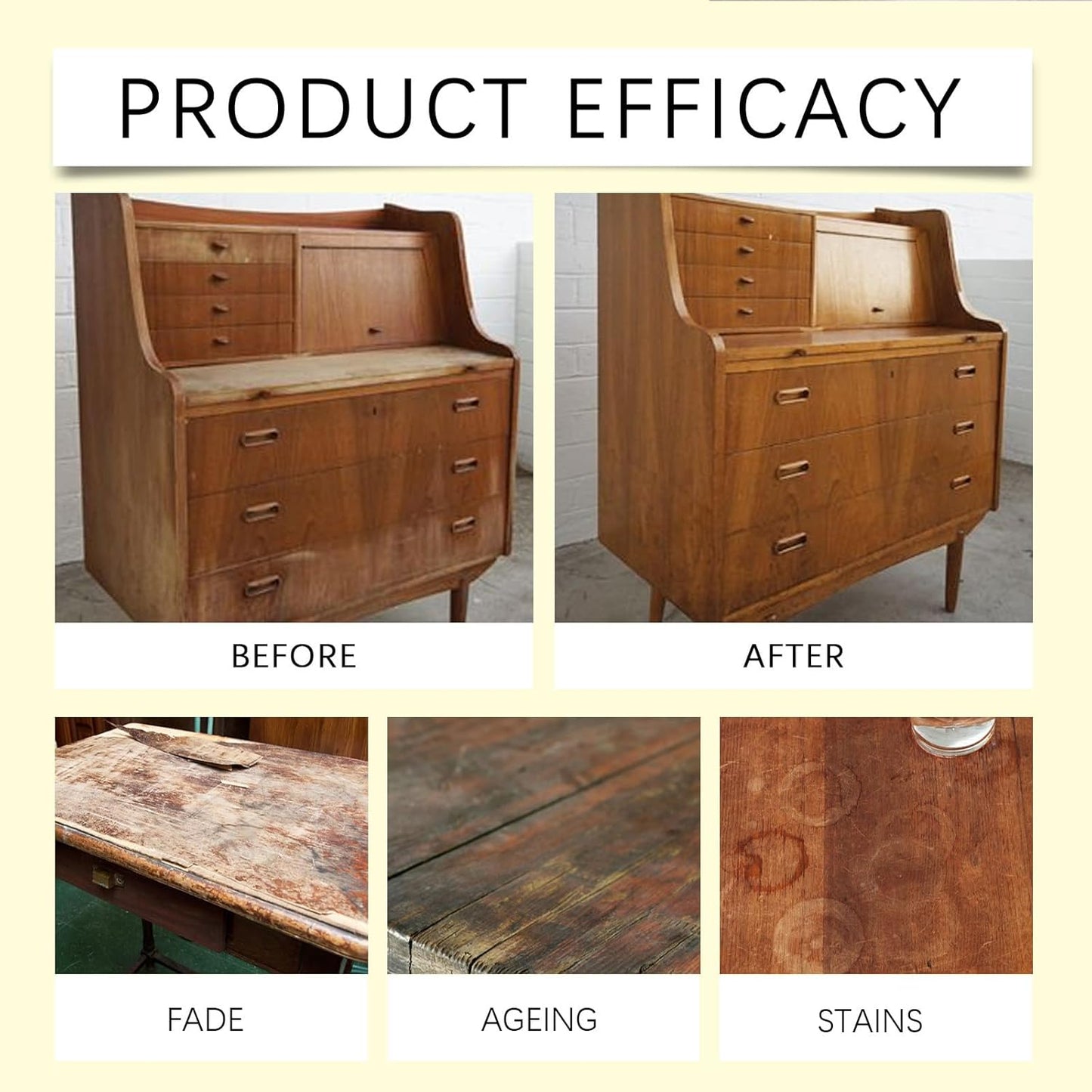 Beeswax Spray, Natural Beeswax Spray Furniture Polish, The Original Micro Molecularized Beeswax Care Spray & Restorer for Living Rooms,Kitchens,Wood Furniture Floors (2)