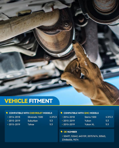 PHILTOP Left and Right Catalytic Converter Replacement For 2005-2010 300 2.7/3.5L V6 RWD, 2006-2010 Charger 2.7/3.5L V6 RWD, 2005-2008 Magnum 2.7/3.5L V6 RWD Replace 55434, 55433 (EPA Compliant) - Colors A