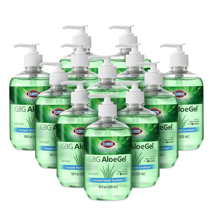 Clorox Healthcare GBG AloeGel Hand Sanitizer Wipes, Bleach-Free Sanitizing Wipes for Hands with 71% Ethyl Alcohol and Aloe - FDA Registered, Resealable Travel Pouch, 20 Count