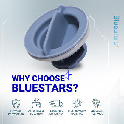 BlueStars 8558307 Dishwasher Dispenser Cap - Ultra Durable Rinse Aid Cap Compatible with Whirlpool Kenmore Dishwashers - Replaces WP8558307 8193984 8539095 PS11746426 AP6013204