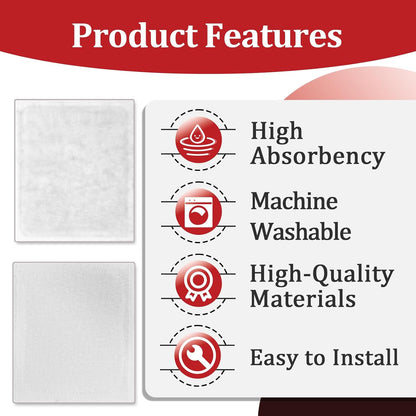 40 Pcs Replacement Mop Pads Compatible with Cleaner Tool, Microfiber Reusable Cleaning Pads for Trim, Molding, Walls, Wet & Dry Use, Trap Dust, Dirt and Pet Hair