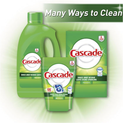 Cascade Dishwasher Detergent - Powder - 60 Oz (3.75 Lb) - 1/ Each - White