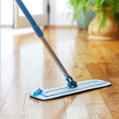 E-Cloth Deep Clean Microfiber Mop - Reusable Mop Pad for Home Cleaning, Hard Floors, Wood, Tile, or Laminate, Machine Washable, Use Wet for Cleaning or Dry for Dusting, No Refills or Spray Needed