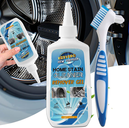 Mold Stain Remover Gel, Washing Machine Cleaner for Front Loader Washer Gasket Rubber Seal Home Stain Removal Gel for Grout, Caulk, Refrigerator, Shower, Bathtub, Bathroom Cleaning Solution (5 Fl Oz)