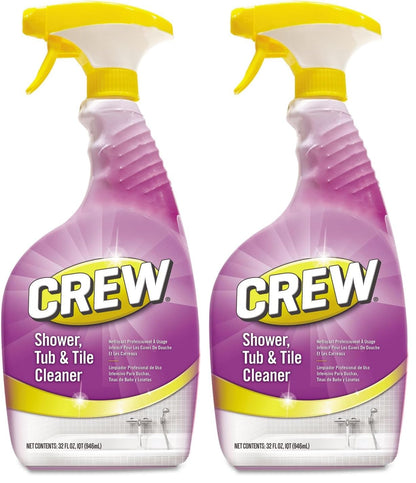 CREW Diversey CBD540281EA Shower, Tub & Tile Cleaner, Liquid, 32 oz