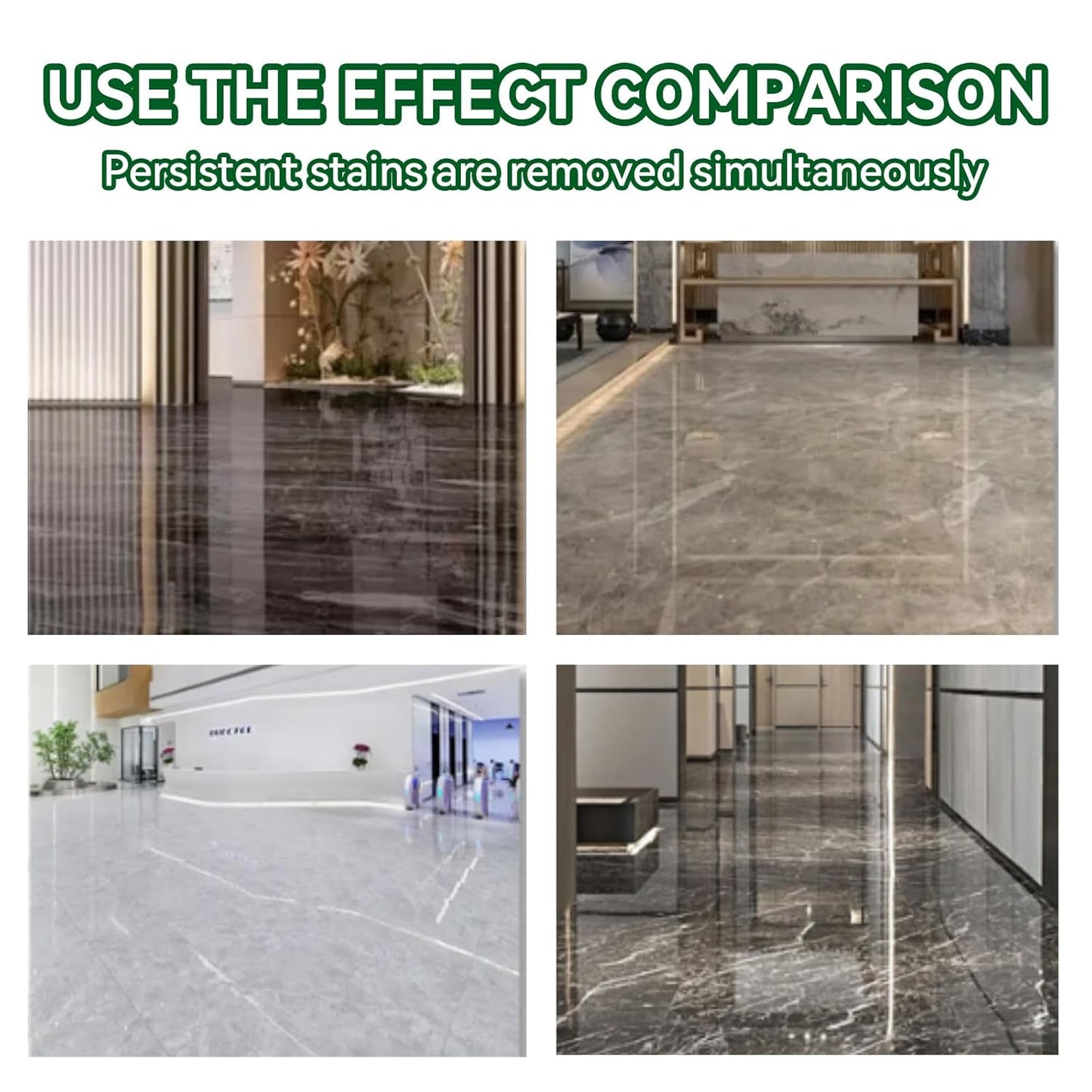 Professional Marble Polishing Powder Granite Polishing Kit Marble Floor Polish – Restore Shine & Remove Dullness, Safe for All Kinds of Stone, Countertops, Floors (10 oz)