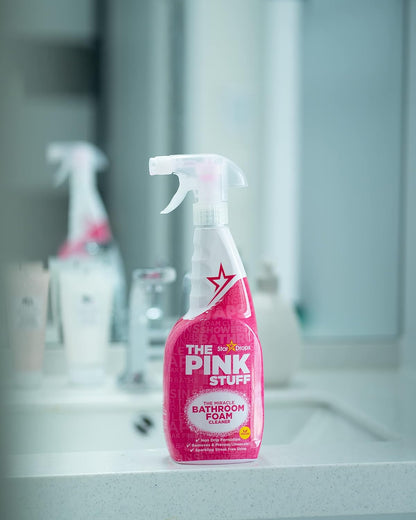 Stardrops - The Pink Stuff - Miracle Bathroom Foam Cleaner 750ml - Baths, Tiles, Soap Scum, Limescale, Streak Free