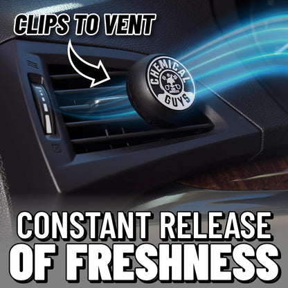 Chemical Guys Black Frost Air Premium Car Air Freshener Spray & Odor Eliminator - Crisp Masculine Scent Spray for Trucks, SUVs, RVs, and Motorcycles - Use in Home, Office, or Garage, 16 oz Bottle