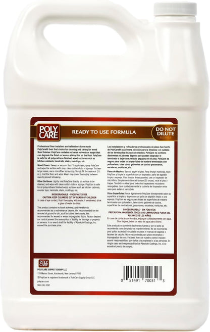 Hardwood Floor Cleaner Refill - 128 fl oz - Fresh- Refill for Spray Mops and Spray Bottles - Residue-Free Floor Cleaning Solution for Wood or Laminate Floors