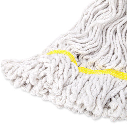 KeFanta Commercial Mop Heavy Duty Industrial Mop with Long Handle,60" Looped-End String Wet Cotton Mops for Floor Cleaning,Home,Kitchen,Office,Garage and Concrete/Tile Floor
