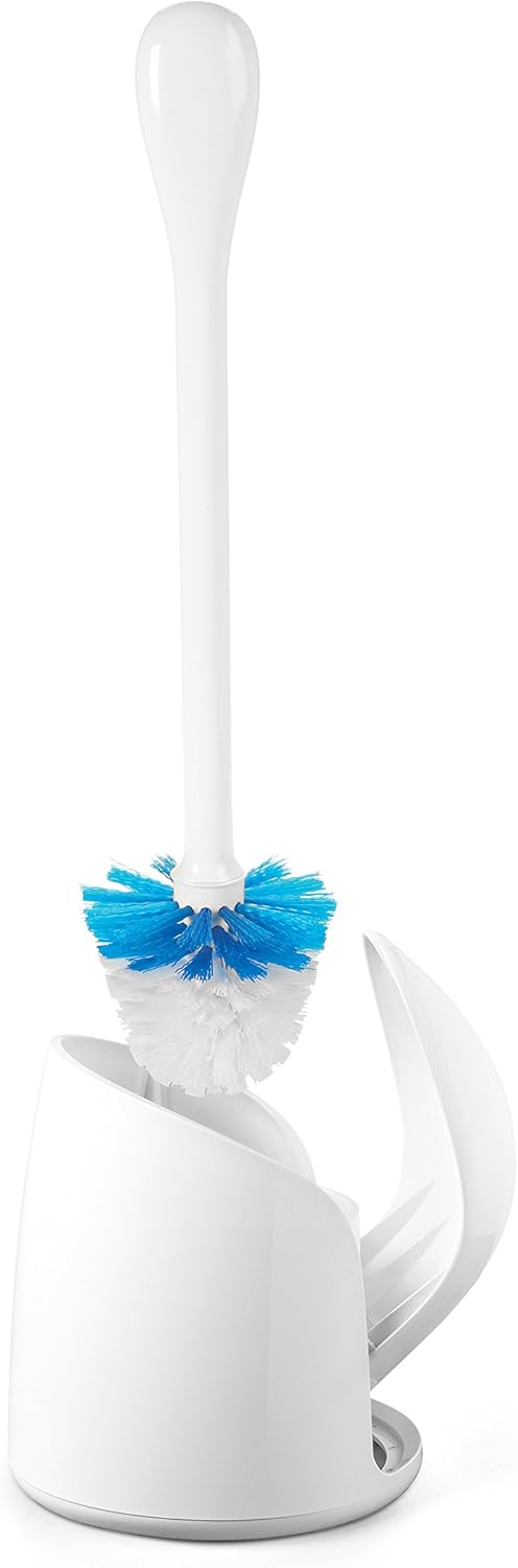 OXO Good Grips Compact Toilet Brush & Canister - Gray