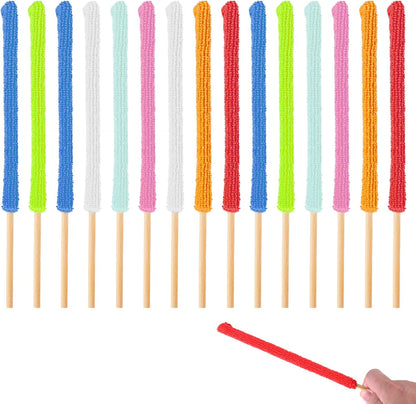 15 Pcs Fan Cleaning Brush, 26.5cm/10.43inch Air Vent Cleaner,Microfiber Detail Air Conditioner Vents Cleaners Car Crevice Clean Tool Small Duster Sticks Blinds Dusters for Cleaning Dusting Tools