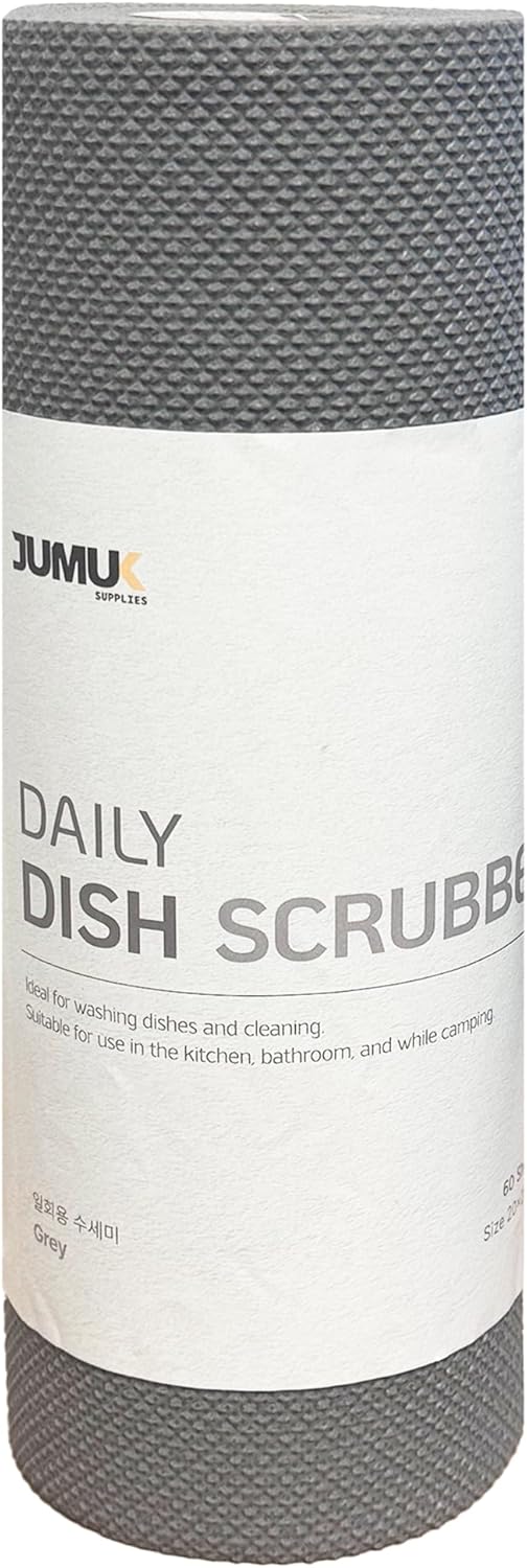 Daily Dish Scrubber Sheet Non-Scratch Household Disposable Cleaning Sponges | Recyclable, Eco-Friendly & Perfect for Kitchen, Home Cleaning and Outdoor Use (1, Navy)