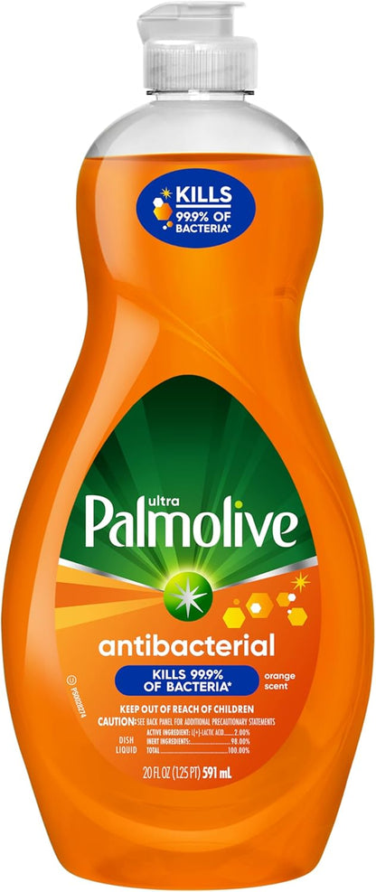 Palmolive Ultra Dish Liquid, Orange, Antibacterial, 32.5 Fl Oz (Pack of 1)