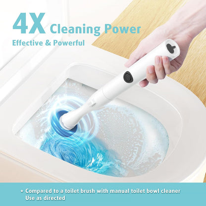 20 Count Electric Toilet Refill Pads, Disposable Toilet Brush Heads Refills for Bathroom Cleaning, Only Compatible with AIR U+ Electric Brush
