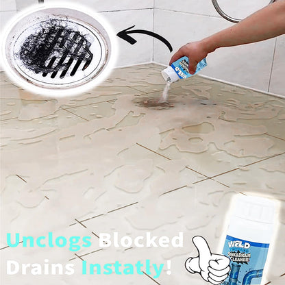 Wild Tornado Pipe Dredge, Powerful Sink and Drain Cleaner Powder, Fast Foaming Drain Cleaner for Kitchen and Pipes Cleaning Tool