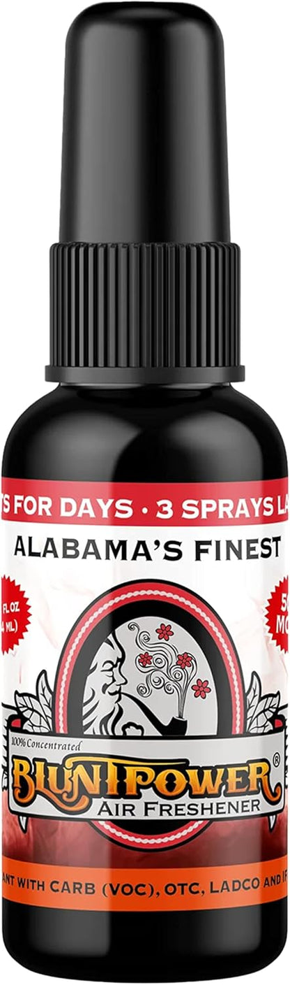 BluntPower Oil Based Concentrated Air Freshener and Oil for Diffuser - Air Freshener Spray For Room, Car, Bathroom - Concentrated Room Deodorizer & Odor Eliminator Spray - Cherry 1.5oz. (3 Pack)