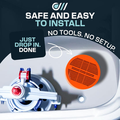 Toilet Guard Drop-In Toilet Tank Tablet | SINGLE 180-Day Tablet | Hard Water & Limescale Control | Reduces Rings, Stains & Mineral Buildup | Polyphosphate Formula | Bleach-Free