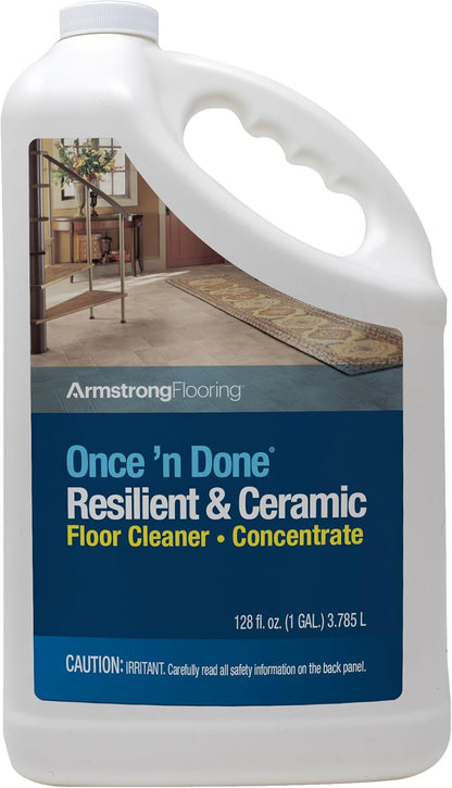Armstrong S-337 Once'n Done Resilient & Ceramic Cleaner Refill Ready to Use 64 oz
