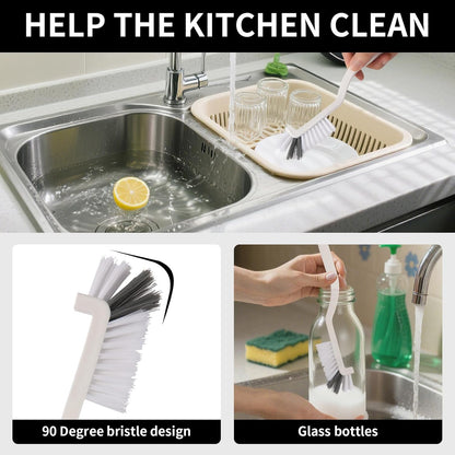 12Pcs Crevice Cleaning Brush, CTEWRT Multifunctional Hard Gap Cleaning Brush Kits, Cleaning Tools for Household Use,Window Tracks,Kitchen,Bathroom,Faucets, and Toilets