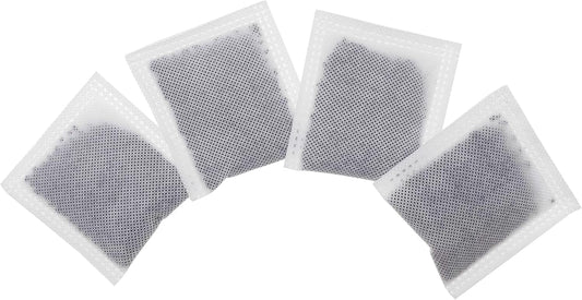 4 Pack Activated Charcoal Odor Absorbing Filter Refill Deodorizer Compatible with iTouchless Trash Cans 8 Gallon and Larger