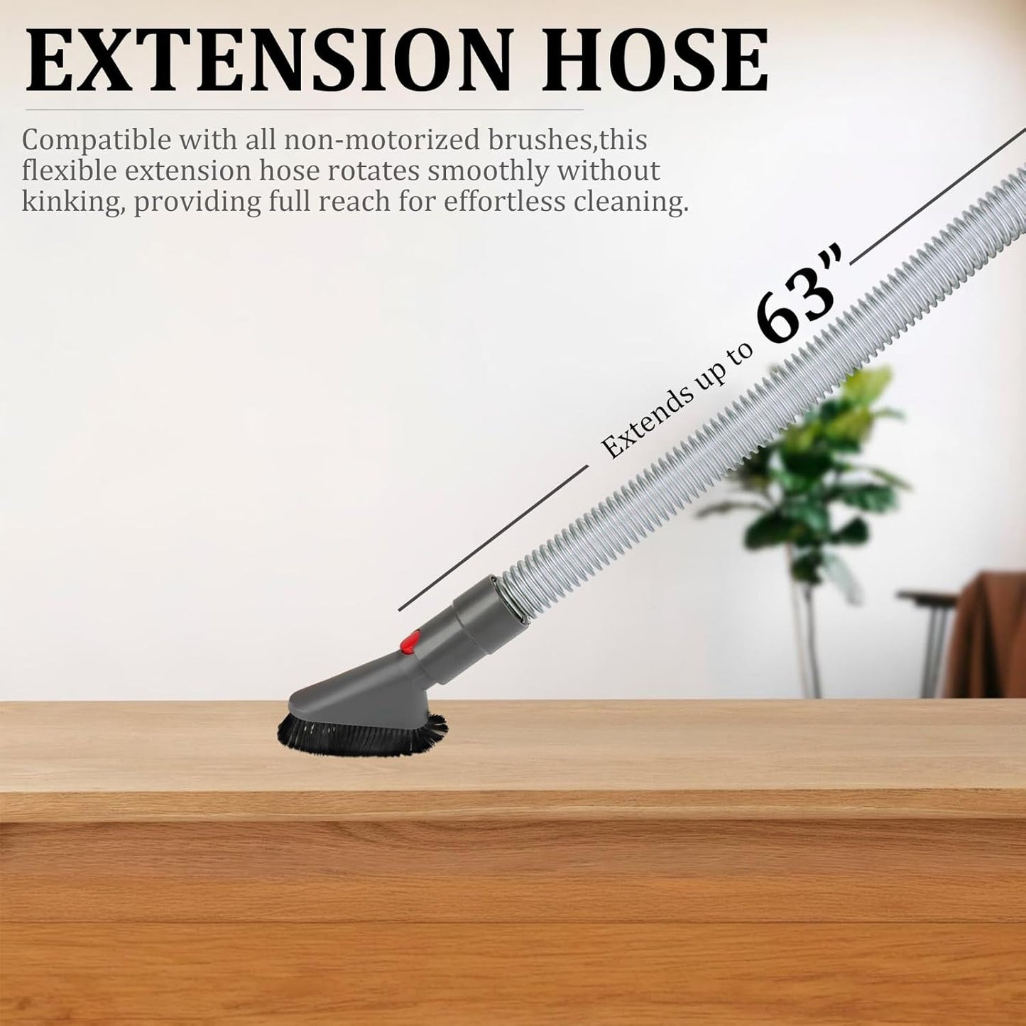 Fulllclean Crevice Tool Attachment Compatible with Dyson Gen5 V15 V15s V12 V11 V10 V9 V8 V7 Vacuum Cleaner Accessories Replacement Parts Brush Nozzle