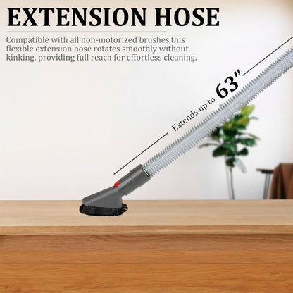 Fulllclean Crevice Tool Attachment Compatible with Dyson Gen5 V15 V15s V12 V11 V10 V9 V8 V7 Vacuum Cleaner Accessories Replacement Parts Brush Nozzle