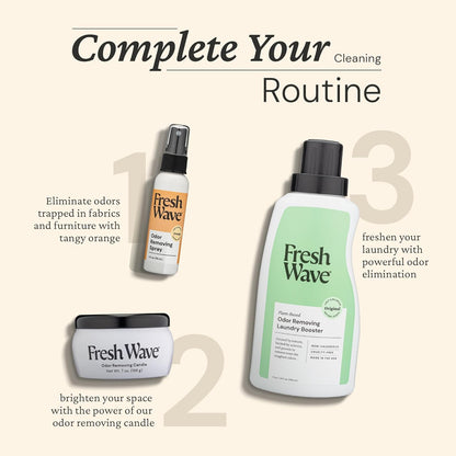 Fresh Wave Orange Scent Odor Eliminator Spray & Air Freshener, 2 fl. oz. Travel Size (Pack of 2)