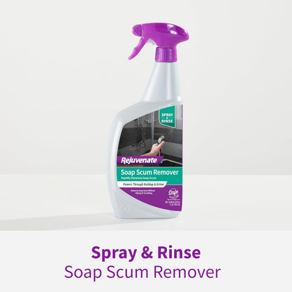 Rejuvenate Soap Scum Remover Easily Dissolves Soap Scum Without Scrubbing, 24 Ounces
