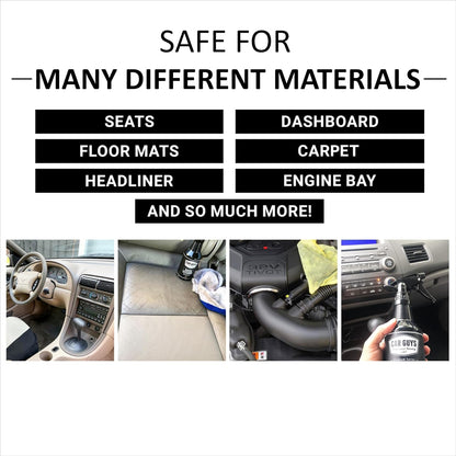 CAR GUYS Super Cleaner | Effective Car Interior Cleaner | Leather Car Seat Cleaner | Stain Remover for Carpet, Upholstery, Fabric, and Much More! | 18 Oz Kit with Microfiber Towel