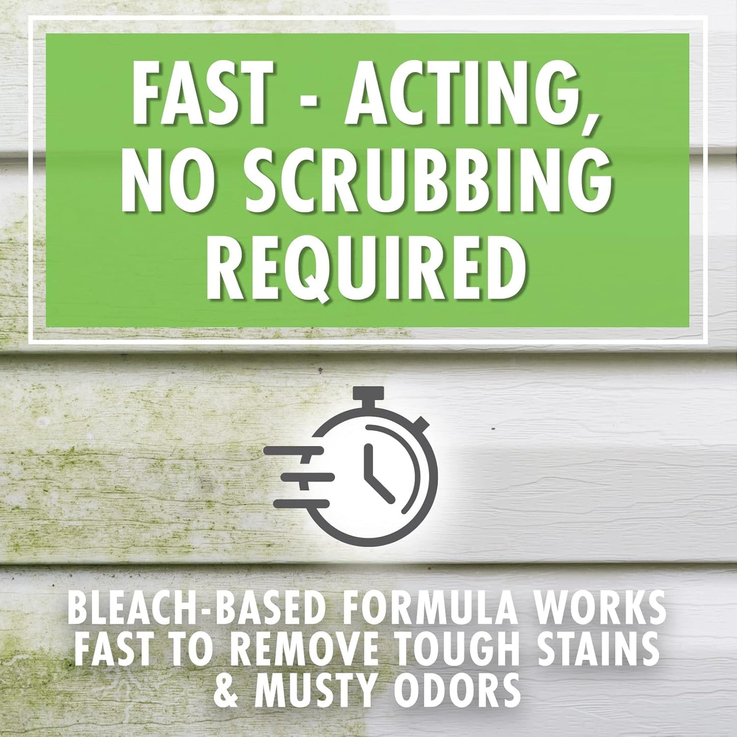 30 SECONDS Mold & Mildew Stain Remover Spray- Indoor & Outdoor Use - 2 Pack (2)
