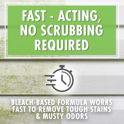 30 SECONDS Mold & Mildew Stain Remover Spray- Indoor & Outdoor Use - 2 Pack (2)