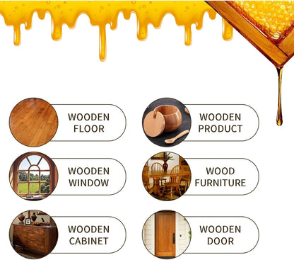 3 Pcs Natural Beeswax Spray, Bees Wax Furniture Polish And Cleaner, Beeswax Wood Polish,For Living Room Kitchen And Wooden Furniture Floors.(360ML)
