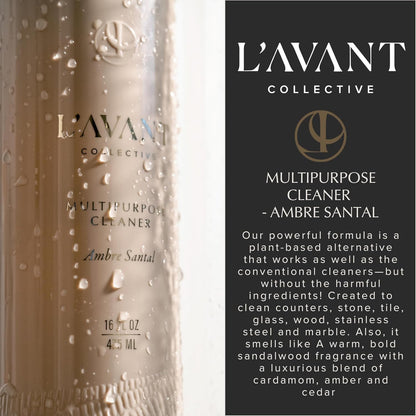 L'AVANT Collective Multipurpose Surface Cleaner | Provides a Powerful Clean to Remove Grease & Grime | Fresh Linen Scent (16 Fl oz)