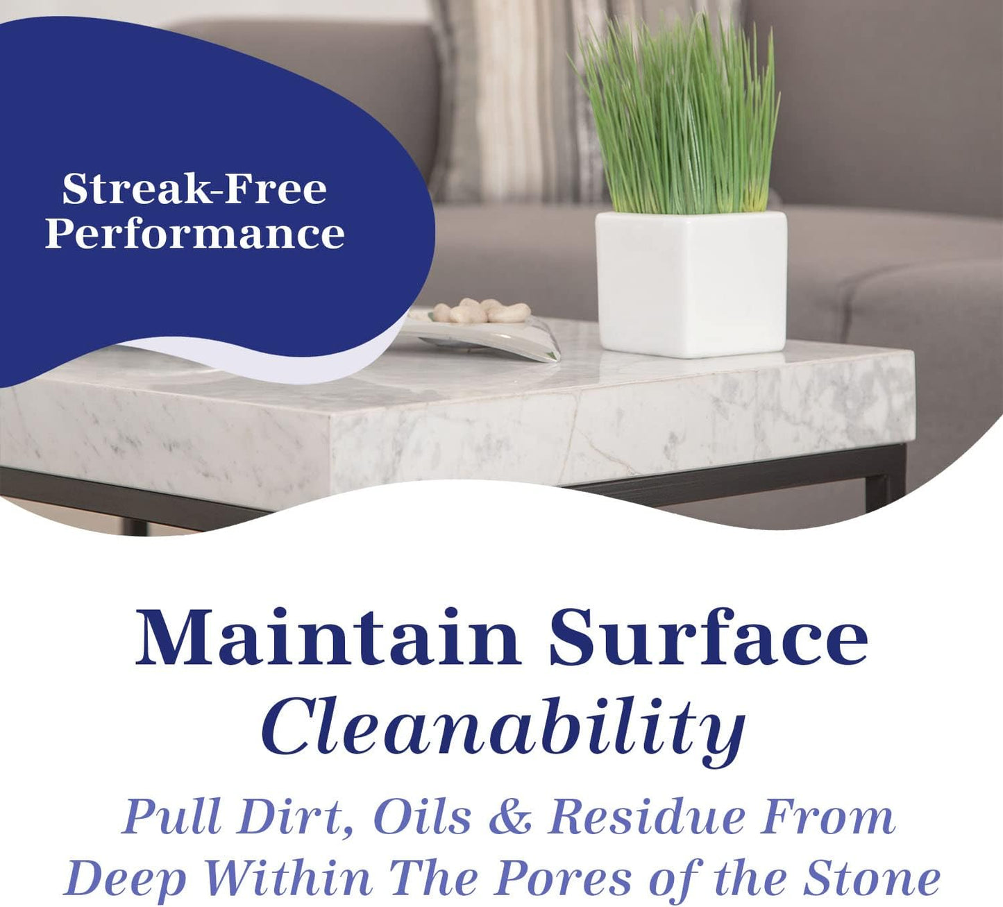 Marblelife Granite & Quartz Cleaner, Safe & Powerful Granite Countertop Cleaner, Oil & Wax Free Quartz Countertop, Effective Stone Care & Cleaning, 32oz Spray