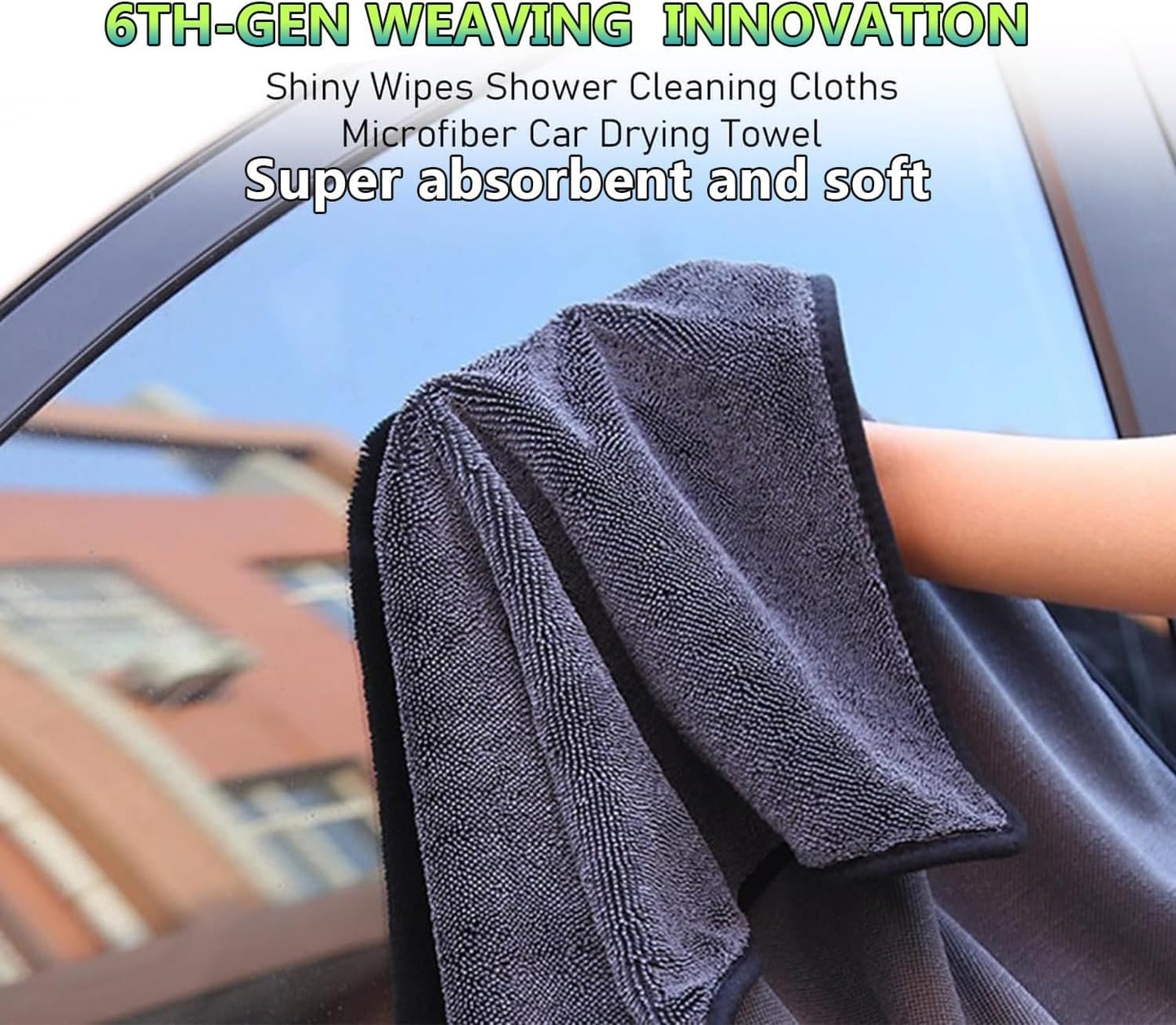 Cleaning Wipes Cloths,5pcs Cleaning Drying Towels,Shower Doors Drying Towels,12 * 10” Streak Free Glass Window Car Mirror Super Absorben Microfiber Cleaning Cloths Cleaner(5pcs grey12*10”)