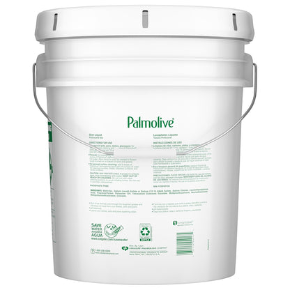 PALMOLIVE Professional Dishwashing Liquid, Dish Soap, Dish Liquid Soap, Phosphate Free, pH Balanced, Dishwasher Cleaner, 5 Gallon Bucket (Part Number: 204917), 10035110049172