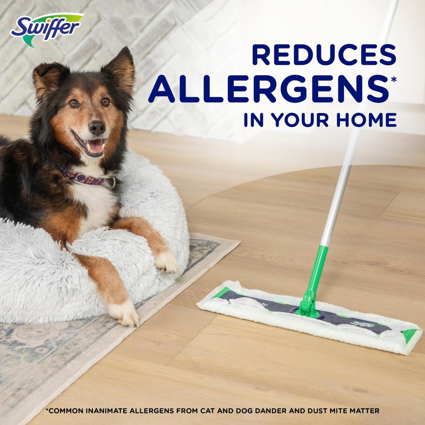 Swiffer Sweep + Mop XL, Broom & Mop Alternative, Floor Cleaner for Dirt, Dust, Hair, All Purpose Cleaning Tool for Home, Bathroom, Kitchen, Set Includes 1 XL Sweeper 8 XL Dry Pads 2 XL Wet Pads Fresh