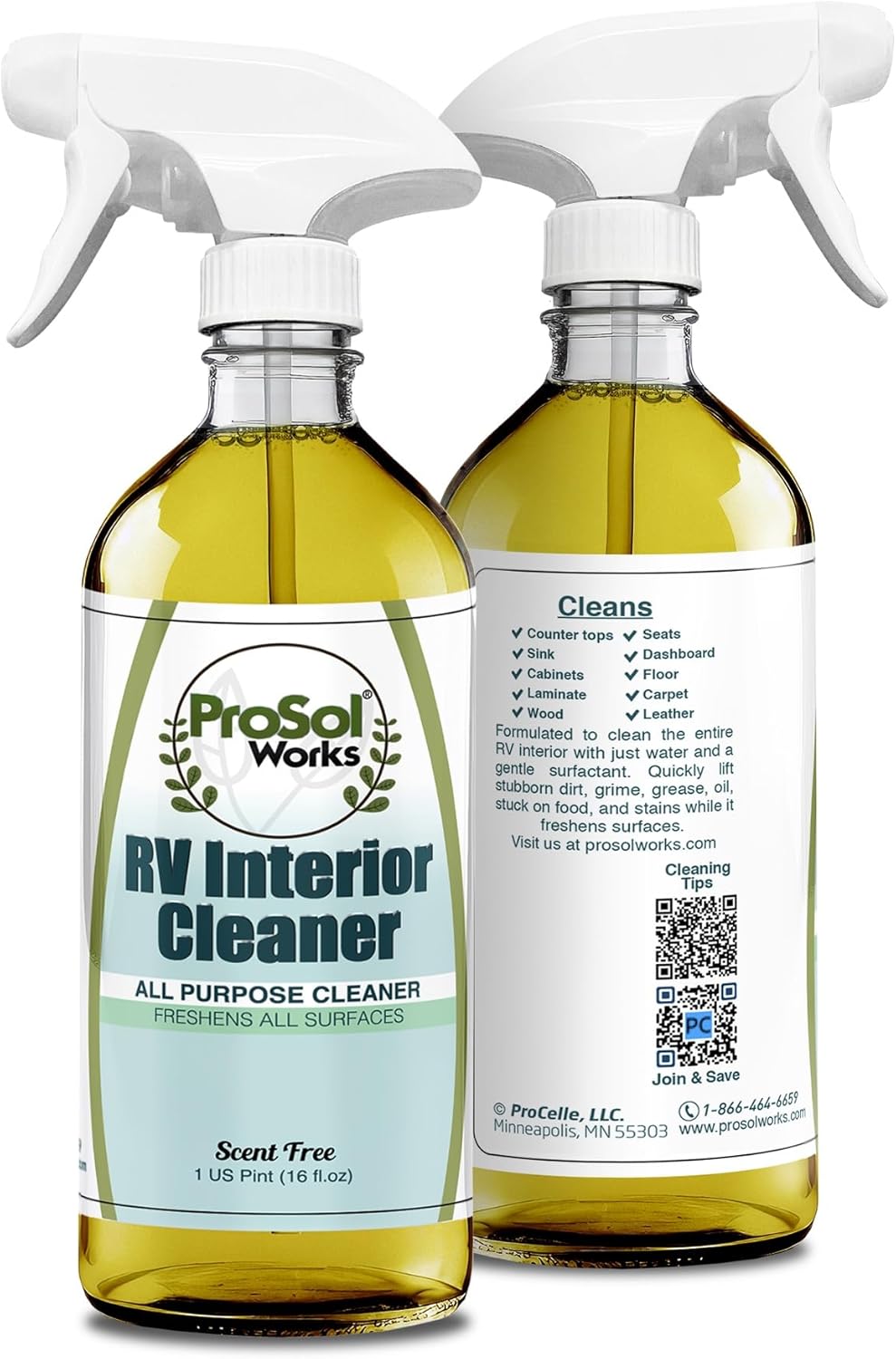 Degreaser Cleaner Heavy Duty Cleaning Spray 16 oz - Kitchen Cleaner for Stubborn Splatters, Stove Top, Grill, Drip Pans, & Oven Cleaner - Safe on All Surfaces - Fresh Scent