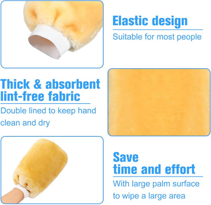Remerry 12 Pcs Painters Mitt Paint Gloves Painters Tool Dusting Gloves Deck Stain Applicator for Painting Cleaning Dusting