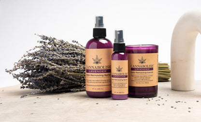 Cannabolish Lavender Smoke Odor Eliminator Spray and Air Freshener, 8 fl. oz, Natural Ingredients (Pack of 2)