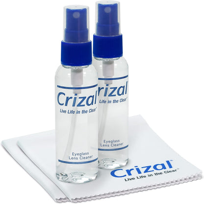 Crizal Eyeglass Lens Cleaning Solution – 4 Pack – Safe for AR-Coated Lenses – Designed & Tested by The AR Coating Experts