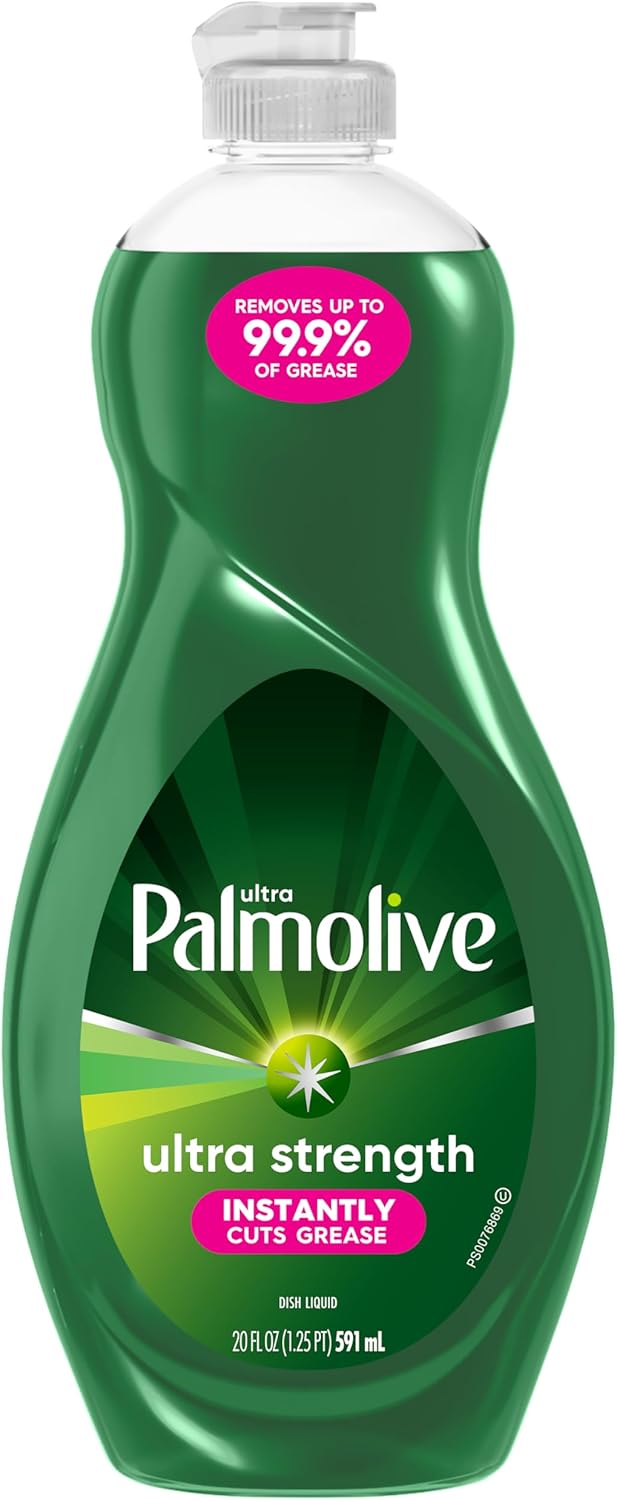 Palmolive Ultra Dishwashing Liquid Dish Soap, Oxy Power Degreaser - 32.5 Fl Oz (Pack of 4)