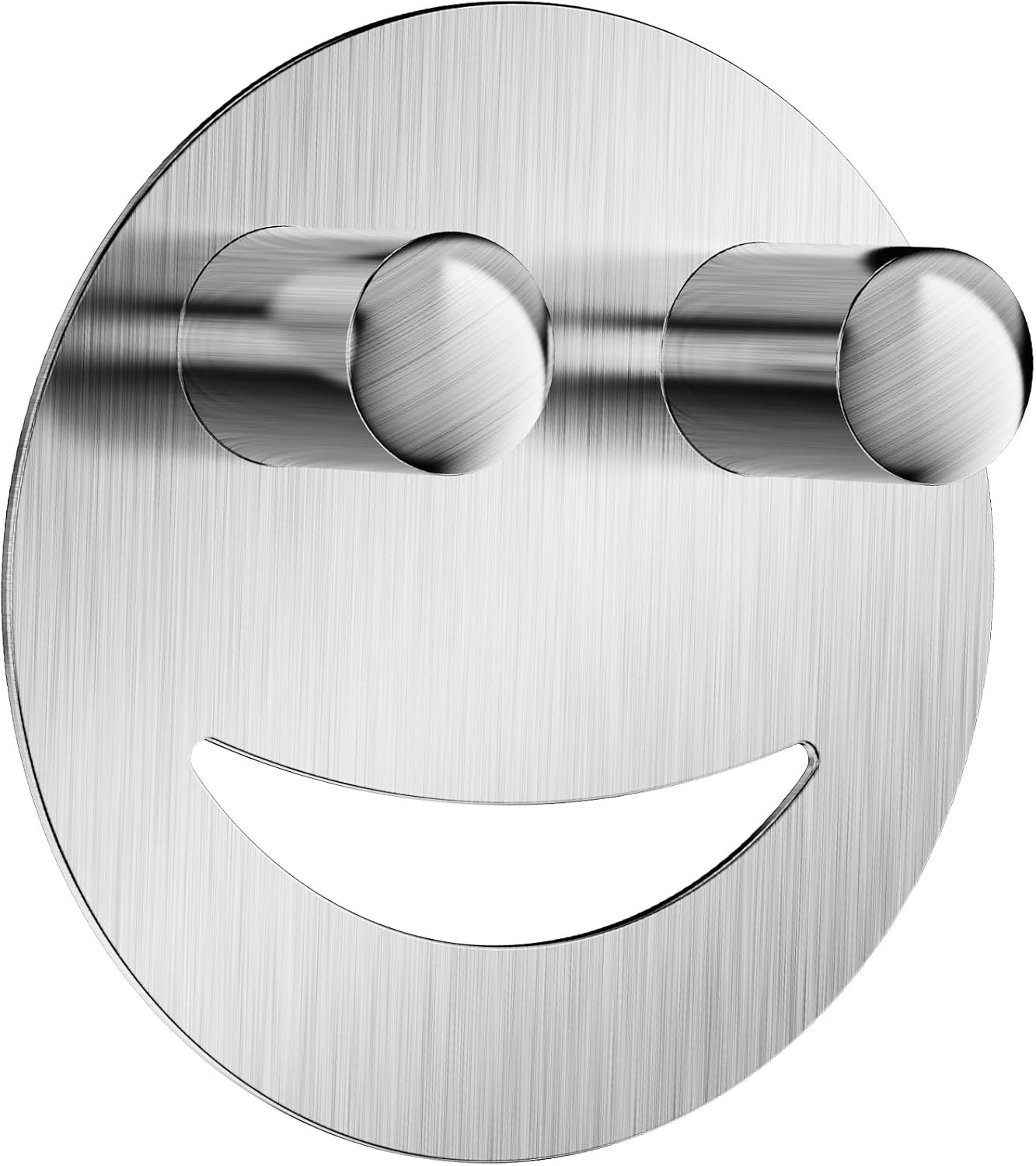 2 Pack Stainless Steel Smiley Face Dish Sponge Holder, Silver Sink Caddy Organizer Storage with Suction Cup for Kitchen, Kitchen Accessories Decor Scrubber-Silver