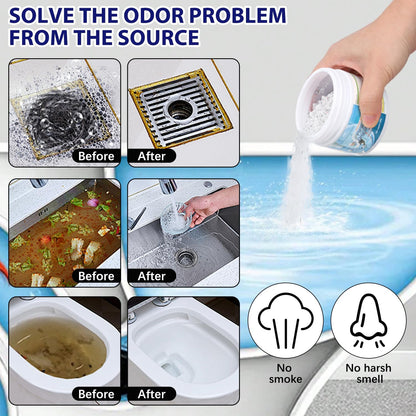 Pipeline Dredging Agent, Sink Drain Hair Clog Remover Cleaner, Unclogger Heavy Duty Bathroom Shower Pipeline Dredging Agent, Unclog Clogged Drains For Pipes, Toilets (260g)