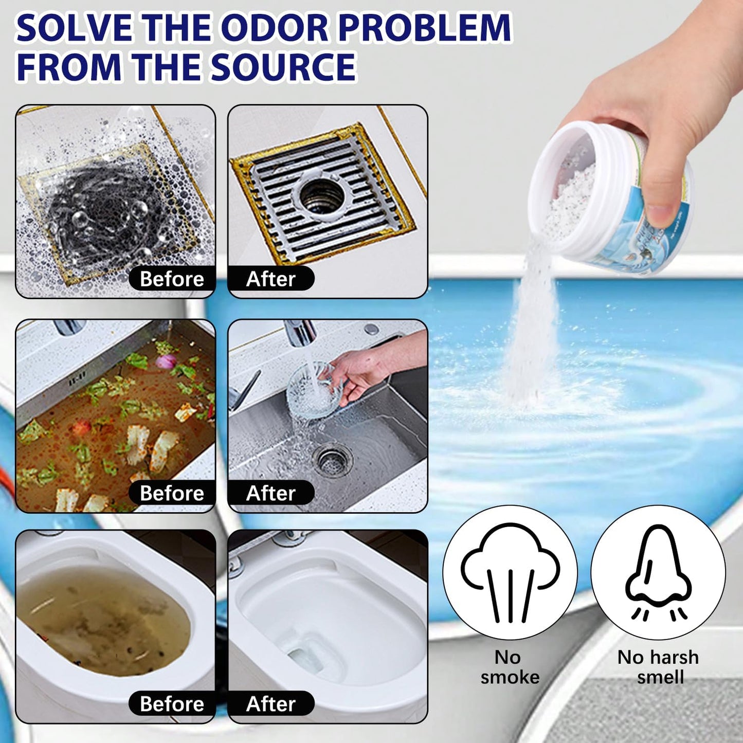 Sink Drain Hair Clog Remover Cleaner,Powerful Unclogging,Toilet Unclogger Heavy Duty,Bathroom Shower Pipeline Dredg (2)