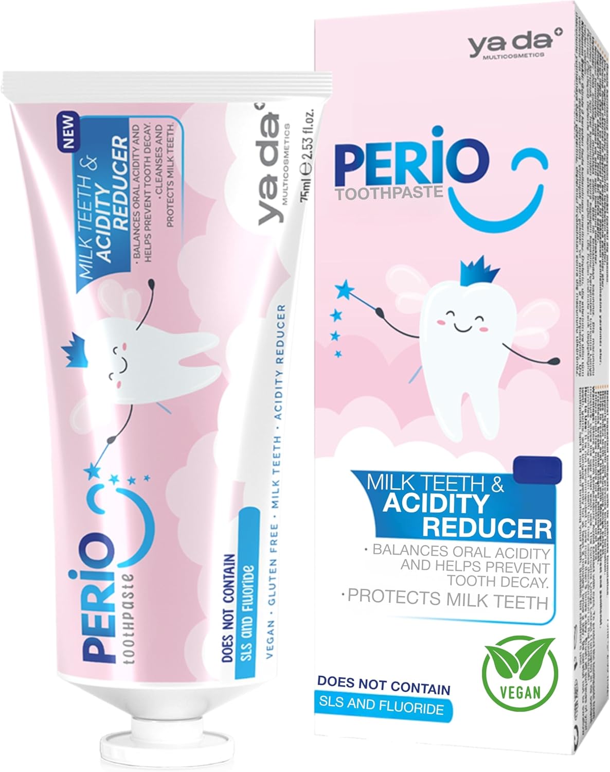 Fluoride Free Toothpaste for Kids - Gentle SLS Free Formula for Toddlers & Infants | Training Toothpaste that Supports Early Brushing | Mild Children’s Paste for Daily Care & Comfortable Cleaning