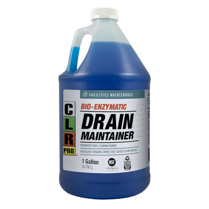 CLR PRO Commercial Drain Line and Grease Trap Treatment, Preventative Maintenance Microbial Formula, 1 Gallon Bottle