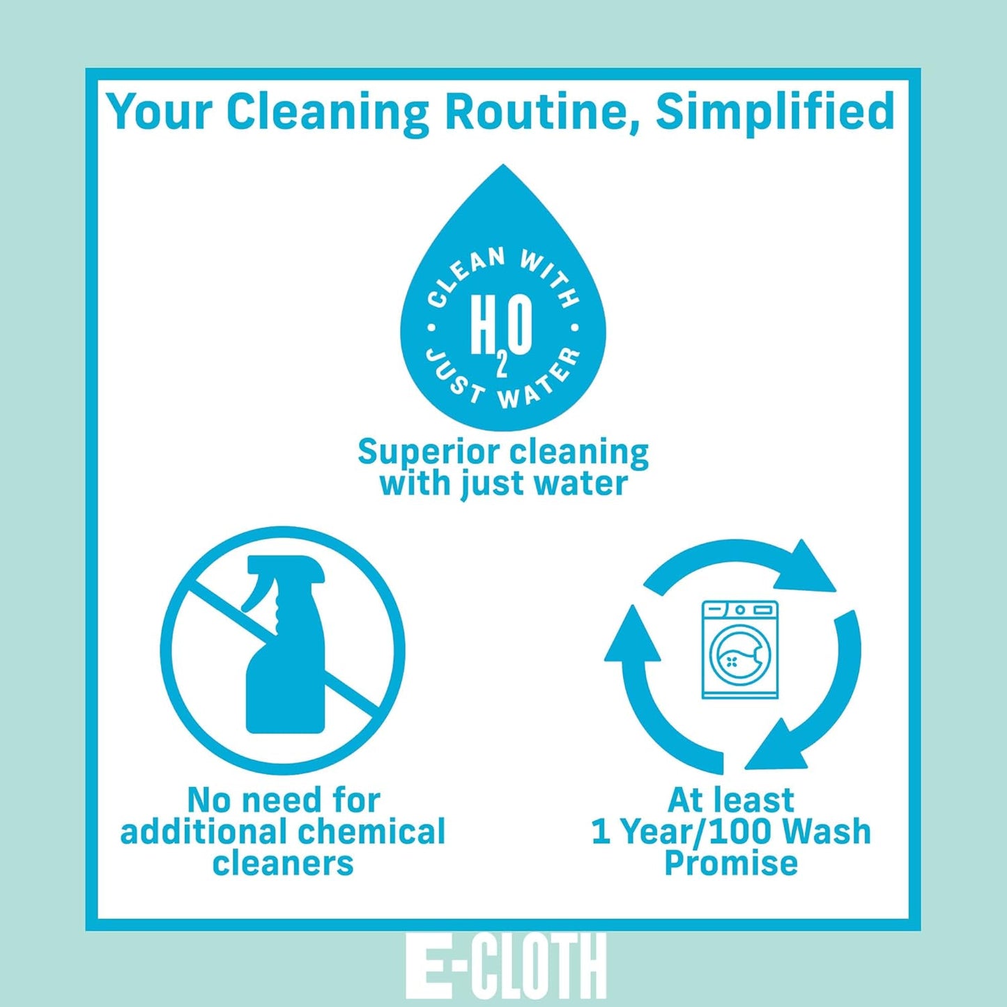 E-Cloth Stainless Steel Microfiber Cleaning Cloth Kit - Stainless Steel Cleaner for Appliances, Oven, Stove, & More - Microfiber Towels for Cars - Reusable Cloths for Cleaning